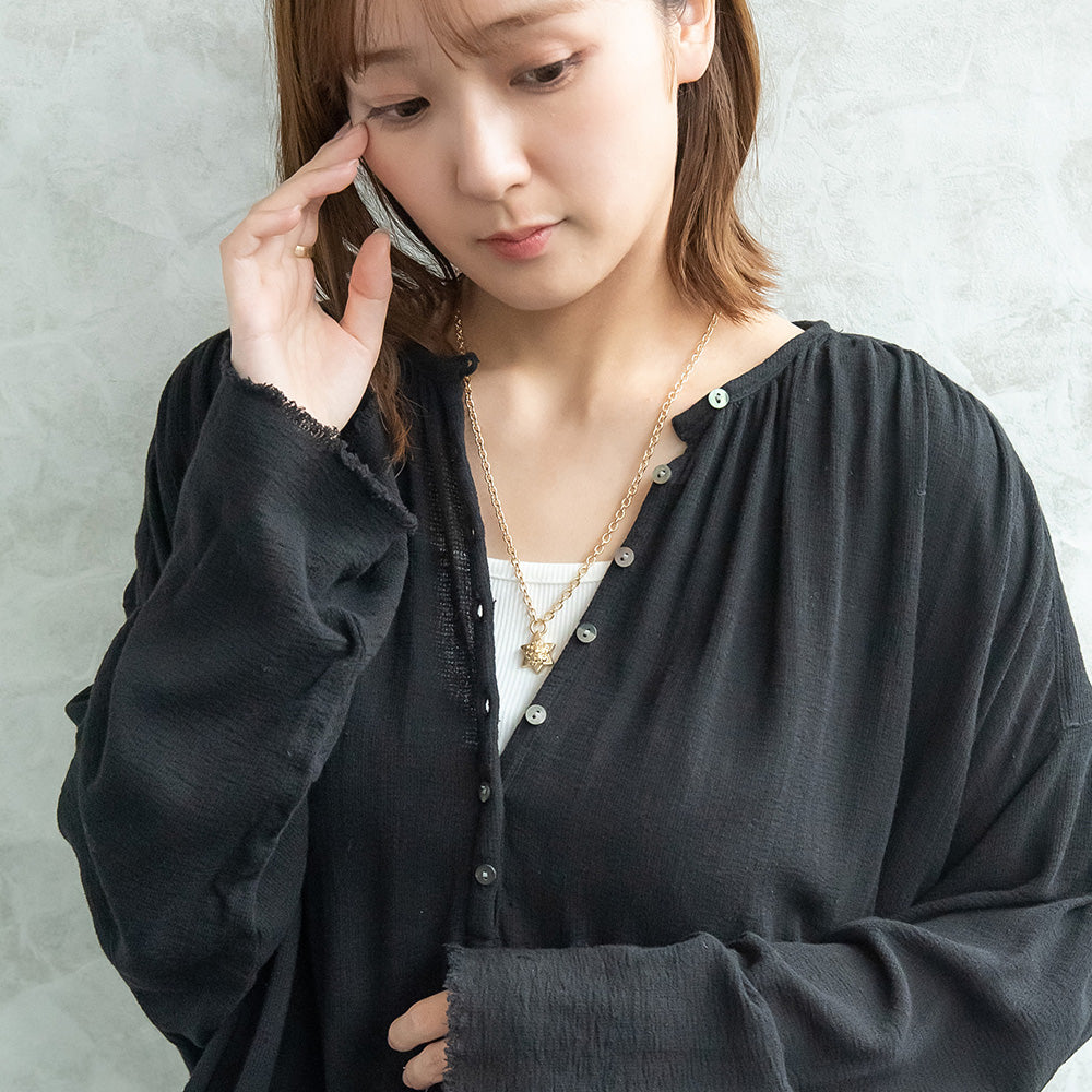 ネックレス Awesome ニッケルフリー メタル 星 フラワー チェーン ロングネックレス