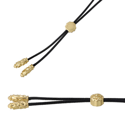 ネックレス Awesome ニッケルフリー メタル フラワー コード スライド Y字 ラリエット ロングネックレス