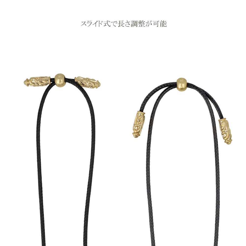 ネックレス Awesome ニッケルフリー メタル サークル コード スライドボール ロングネックレス