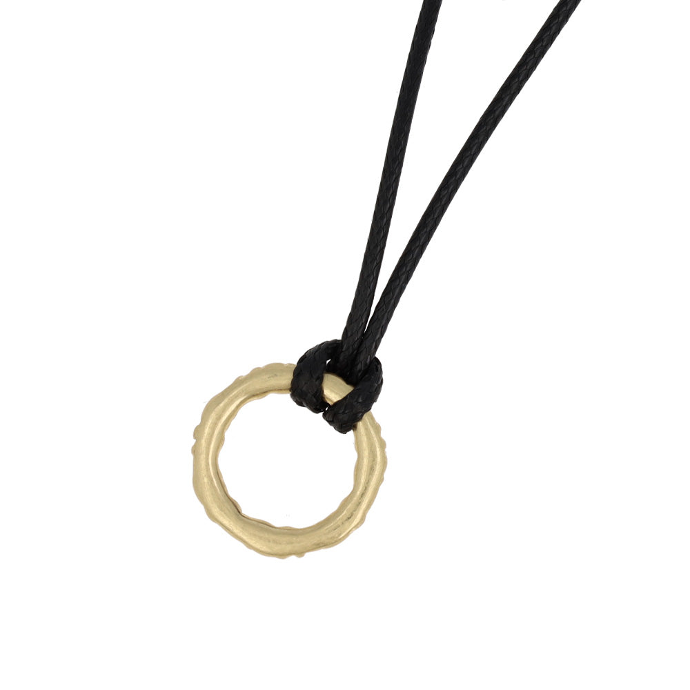 ネックレス Awesome ニッケルフリー メタル サークル コード スライドボール ロングネックレス