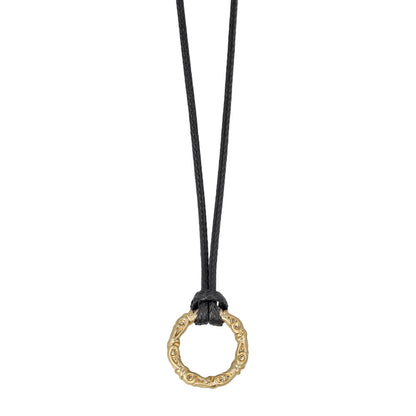 ネックレス Awesome ニッケルフリー メタル サークル コード スライドボール ロングネックレス