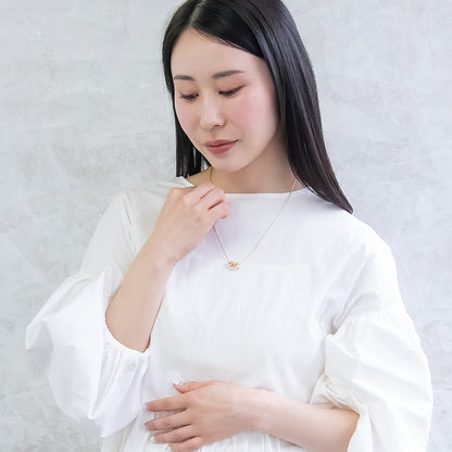 ネックレス ニッケルフリー メタル パール ロングネックレス