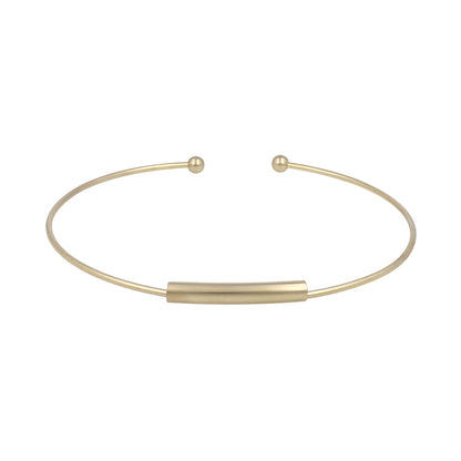 ネックレス ニッケルフリー sable gold メタル パイプ チョーカー ネックカフ