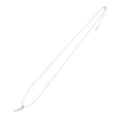 ネックレス ニッケルフリー neige. クレセントムーン ロングネックレス