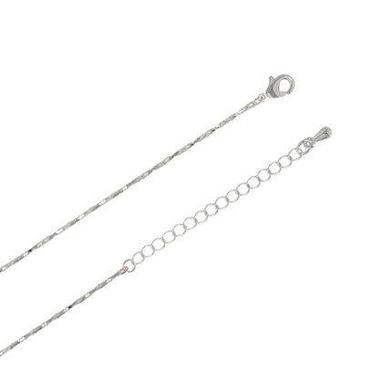 ネックレス ニッケルフリー neige. クレセントムーン ロングネックレス