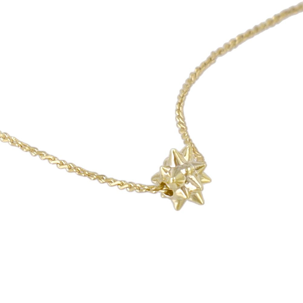 ネックレス tiny. ニッケルフリー メタル スターボウ 極小 超極細 チェーン プチネックレス