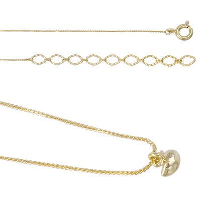 ネックレス tiny. ニッケルフリー メタル あひる 鳥 アニマル 極小 超極細 チェーン プチネックレス