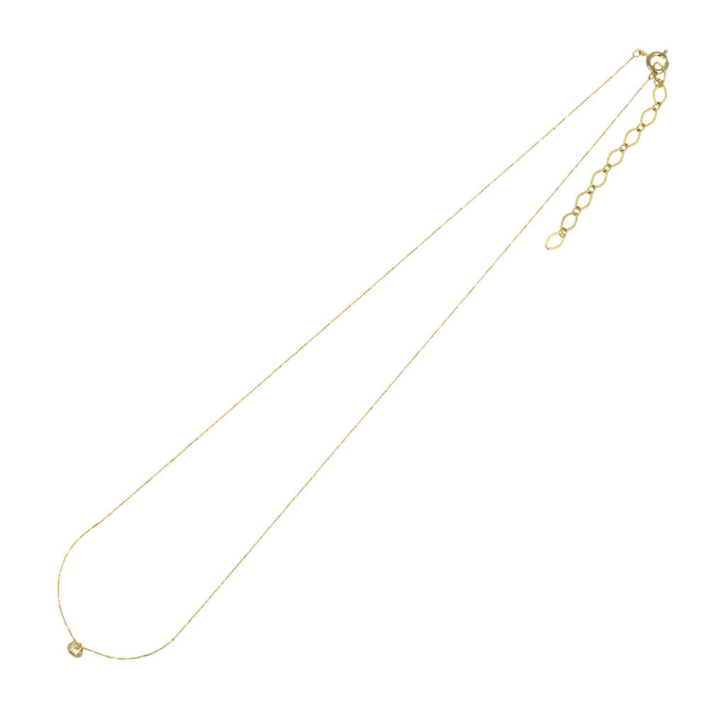 ネックレス tiny. ニッケルフリー メタル ネコ アニマル 極小 超極細 チェーン プチネックレス