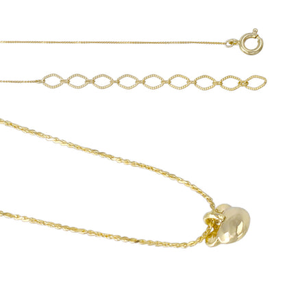 ネックレス tiny. ニッケルフリー メタル クマ アニマル 極小 超極細 チェーン プチネックレス