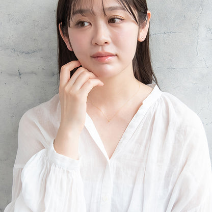 ネックレス tiny. ニッケルフリー メタル クマ アニマル 極小 超極細 チェーン プチネックレス