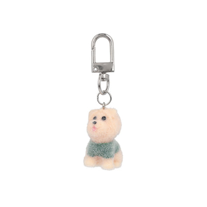バッグチャーム イヌ フロッキー キーホルダー