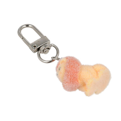 バッグチャーム フロッキー アニマル パンダ ライオン カバ カピバラ キーホルダー
