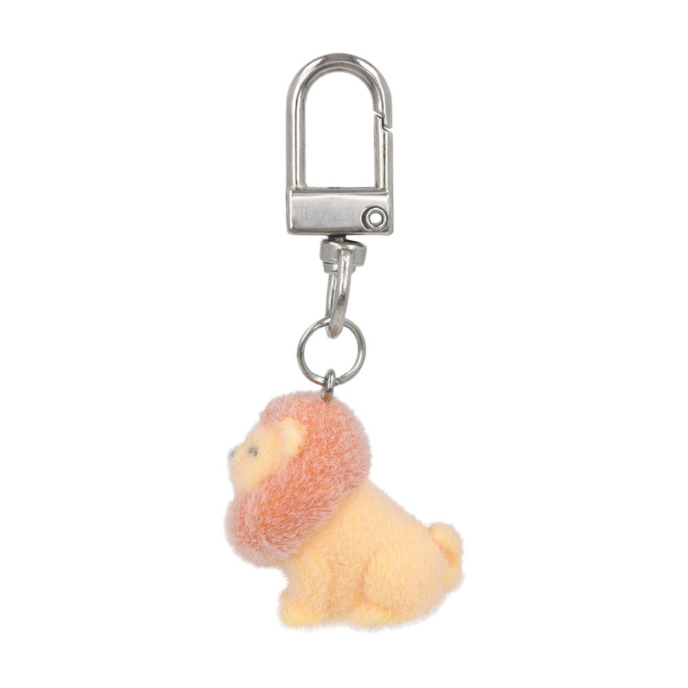 バッグチャーム フロッキー アニマル パンダ ライオン カバ カピバラ キーホルダー