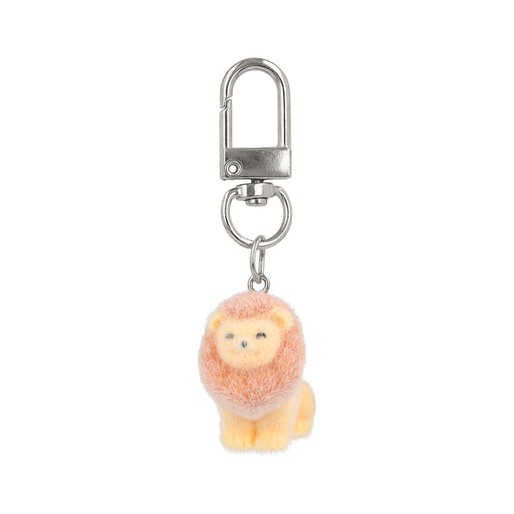 バッグチャーム フロッキー アニマル パンダ ライオン カバ カピバラ キーホルダー
