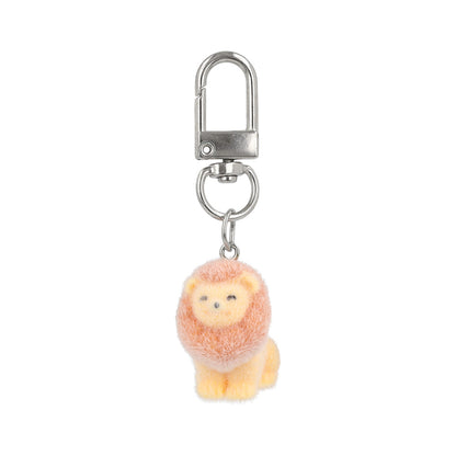バッグチャーム フロッキー アニマル パンダ ライオン カバ カピバラ キーホルダー