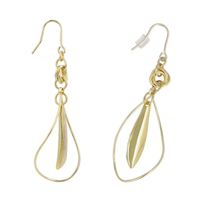 ピアス ニッケルフリー メタル 立体フレーム シェル ラメ くすみカラー ステンレスポスト スタッドピアス