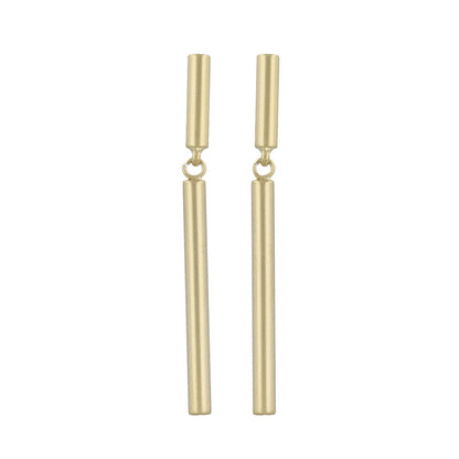 ピアス ニッケルフリー sable gold メタル シリンダー スウィング スタッドピアス