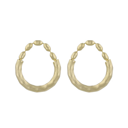 ピアス ニッケルフリー sable gold メタル シリンダー ドロップ ライン スタッドピアス