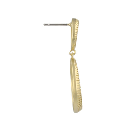 ピアス ニッケルフリー sable gold メタル ダブル サークル ライン スタッドピアス