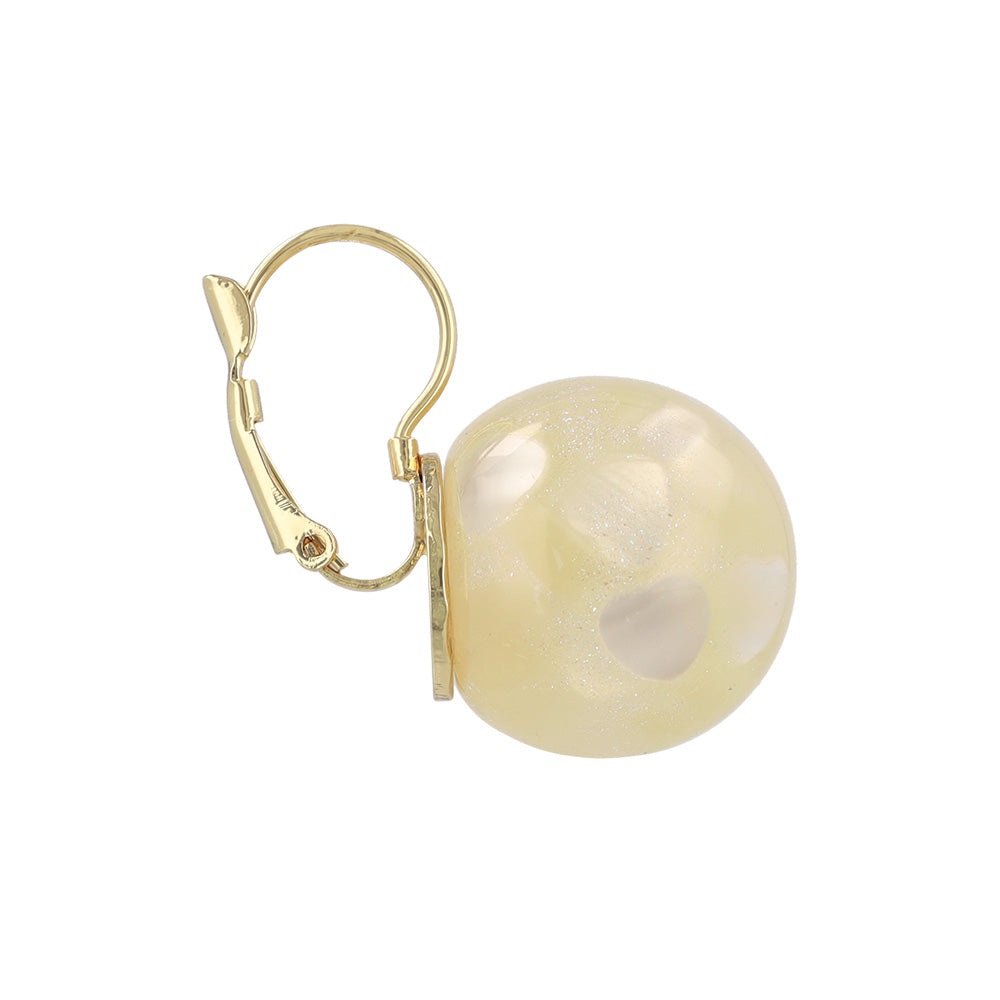 ピアス ニッケルフリー メタル シェル フープピアス
