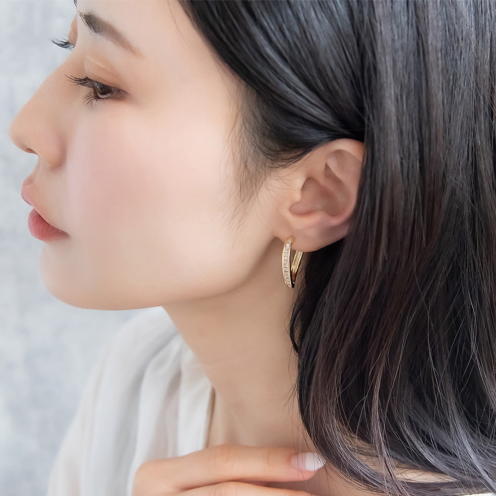 REFLET ニッケルフリー メタル ウエーブ ライン キュービック