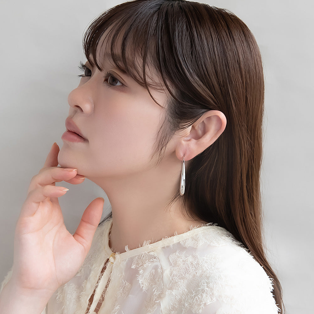 ピアス ニッケルフリー メタル フープピアス