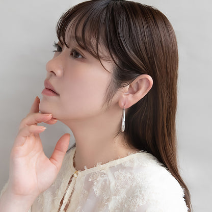 ピアス ニッケルフリー メタル フープピアス