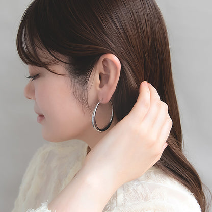 ピアス ニッケルフリー メタル フープピアス