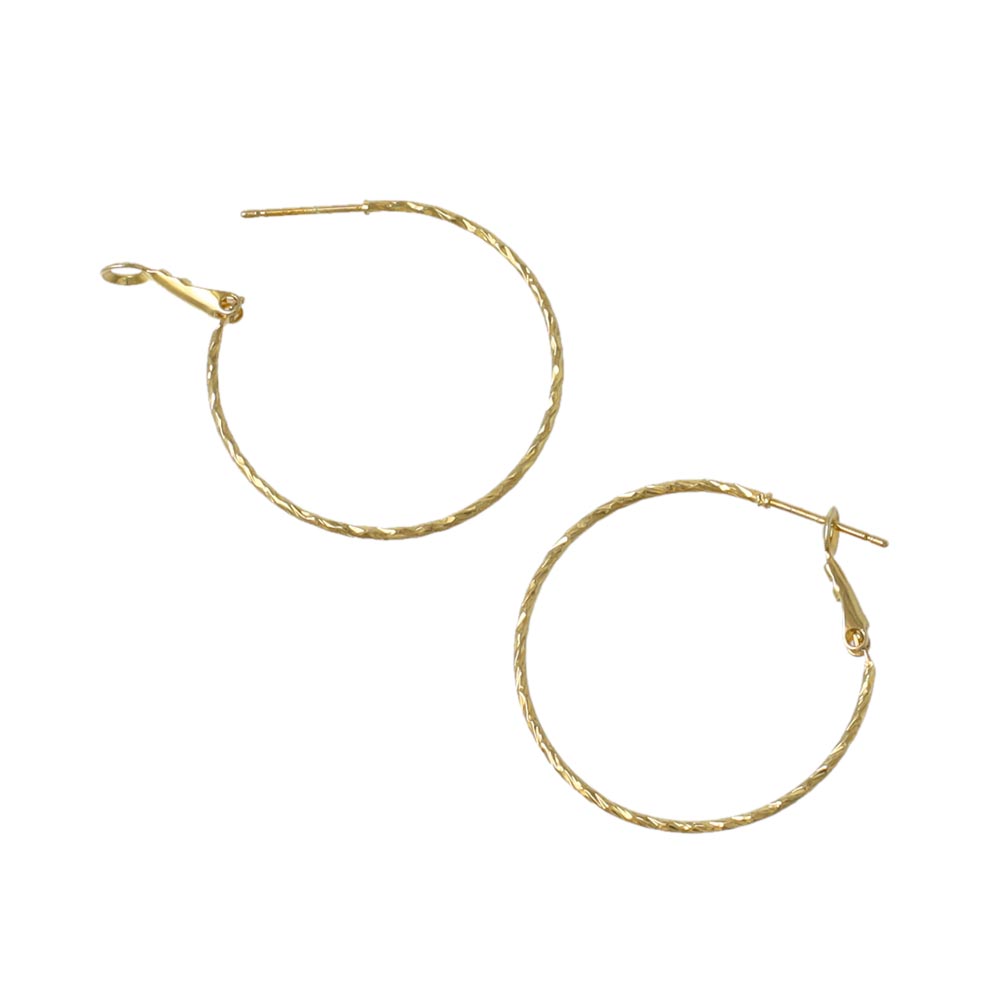 ピアス ニッケルフリー メタル フープピアス