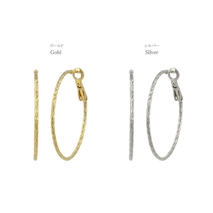 ピアス ニッケルフリー メタル フープピアス