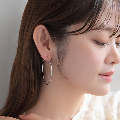 ピアス ニッケルフリー メタル フープピアス