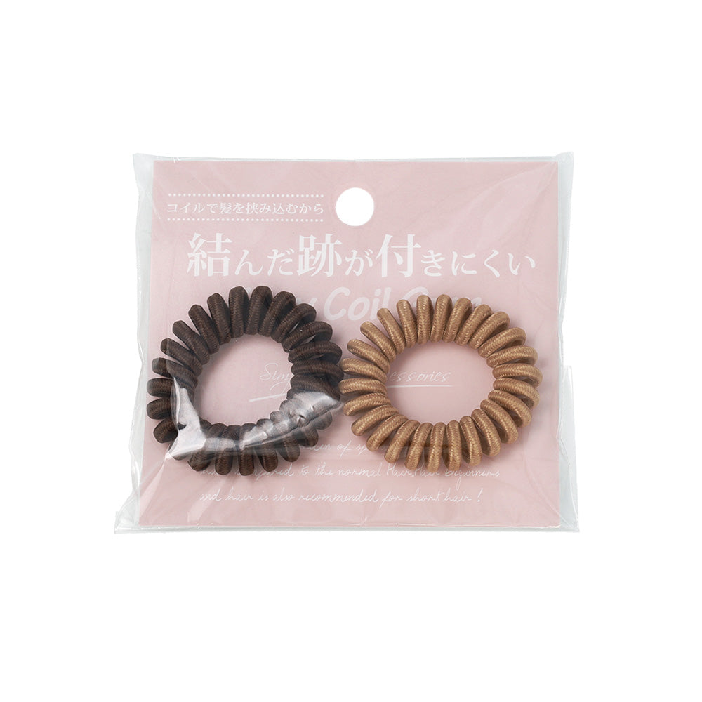 ヘアゴム Easy Coil Gum 2個セット セットゴム
