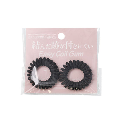 ヘアゴム Easy Coil Gum 2個セット セットゴム