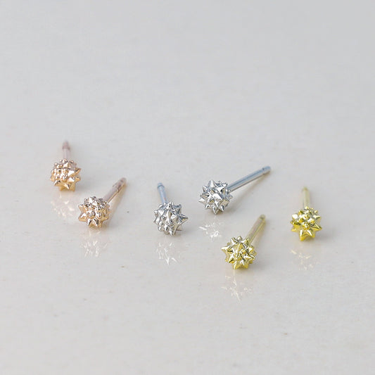 ピアス tiny. ニッケルフリー メタル スターボウ 極小 スタッドピアス