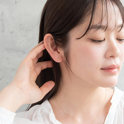 ピアス tiny. ニッケルフリー メタル スターボウ 極小 スタッドピアス