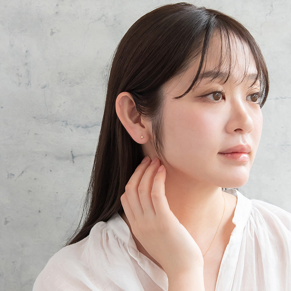 ピアス tiny. ニッケルフリー メタル スターボウ 極小 スタッドピアス