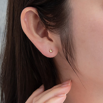 ピアス tiny. ニッケルフリー メタル あひる 鳥 極小 スタッドピアス