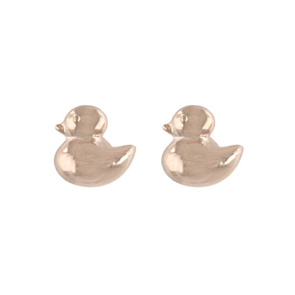 ピアス tiny. ニッケルフリー メタル あひる 鳥 極小 スタッドピアス