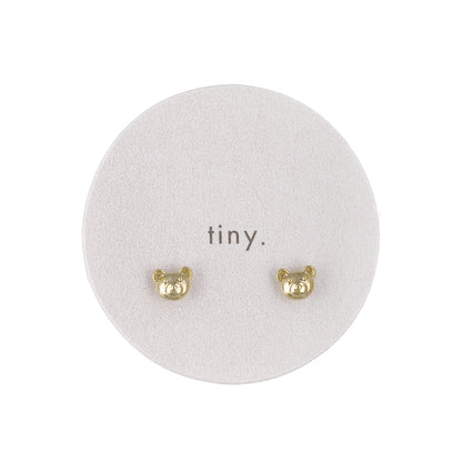 ピアス tiny. ニッケルフリー メタル クマ アニマル 極小 スタッドピアス