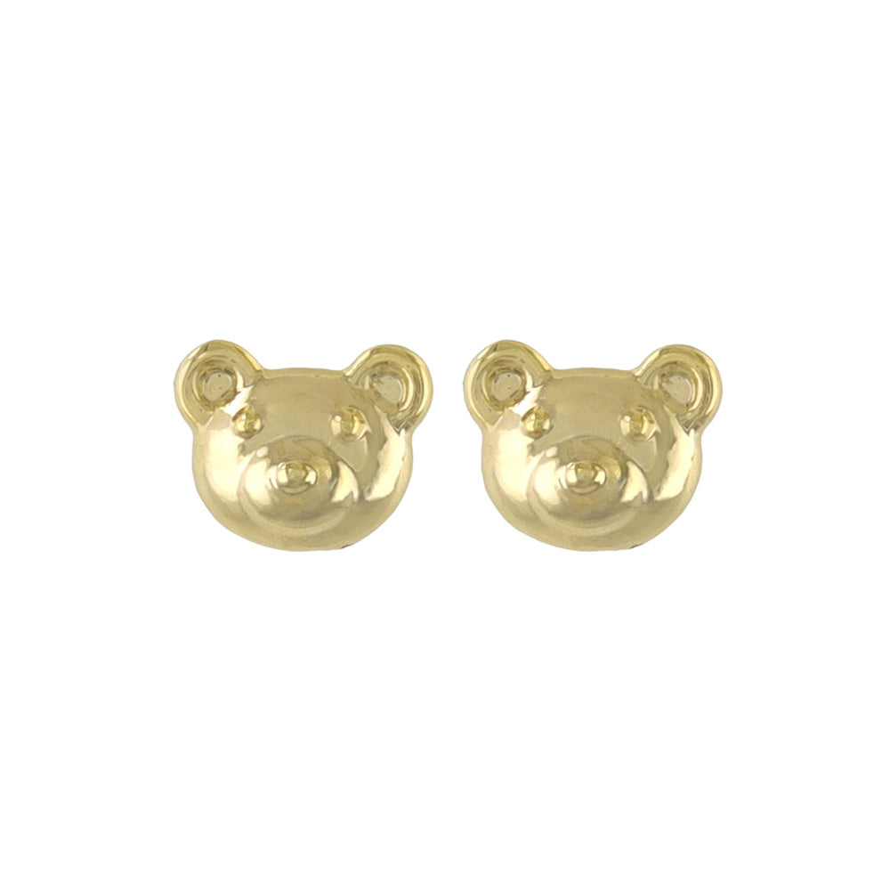 ピアス tiny. ニッケルフリー メタル クマ アニマル 極小 スタッドピアス
