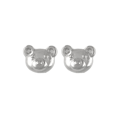 ピアス tiny. ニッケルフリー メタル クマ アニマル 極小 スタッドピアス