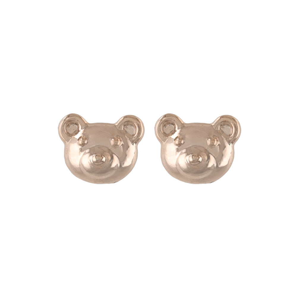 ピアス tiny. ニッケルフリー メタル クマ アニマル 極小 スタッドピアス