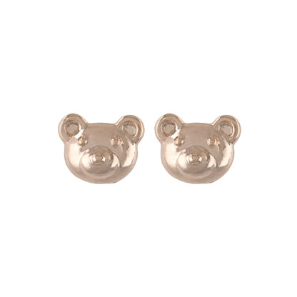 ピアス tiny. ニッケルフリー メタル クマ アニマル 極小 スタッドピアス