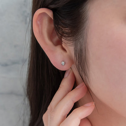 ピアス tiny. ニッケルフリー メタル イチゴ フルーツ 極小 スタッドピアス