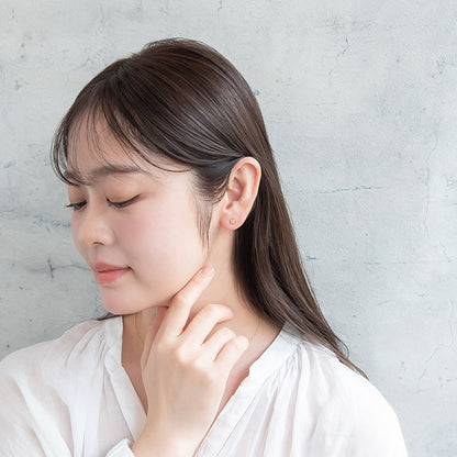 ピアス tiny. ニッケルフリー メタル クローバー 極小 スタッドピアス