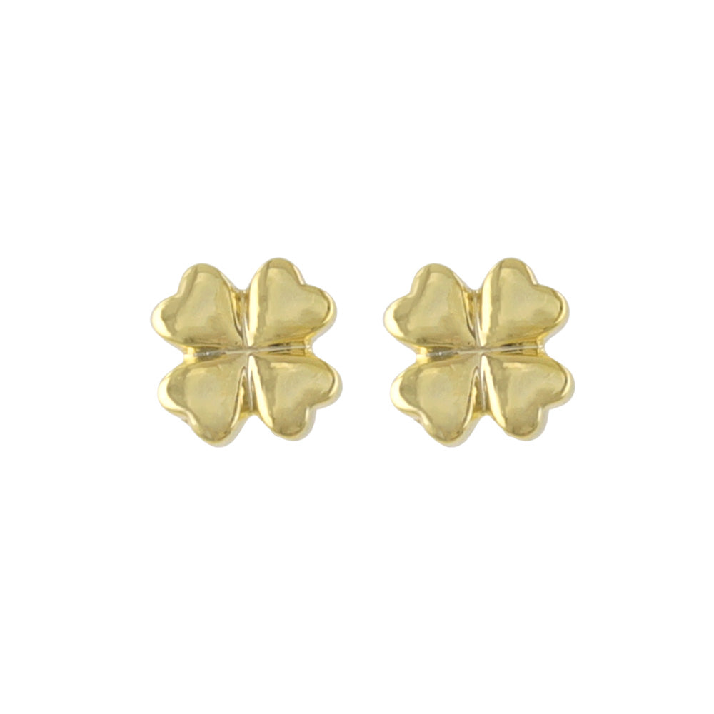 ピアス tiny. ニッケルフリー メタル クローバー 極小 スタッドピアス