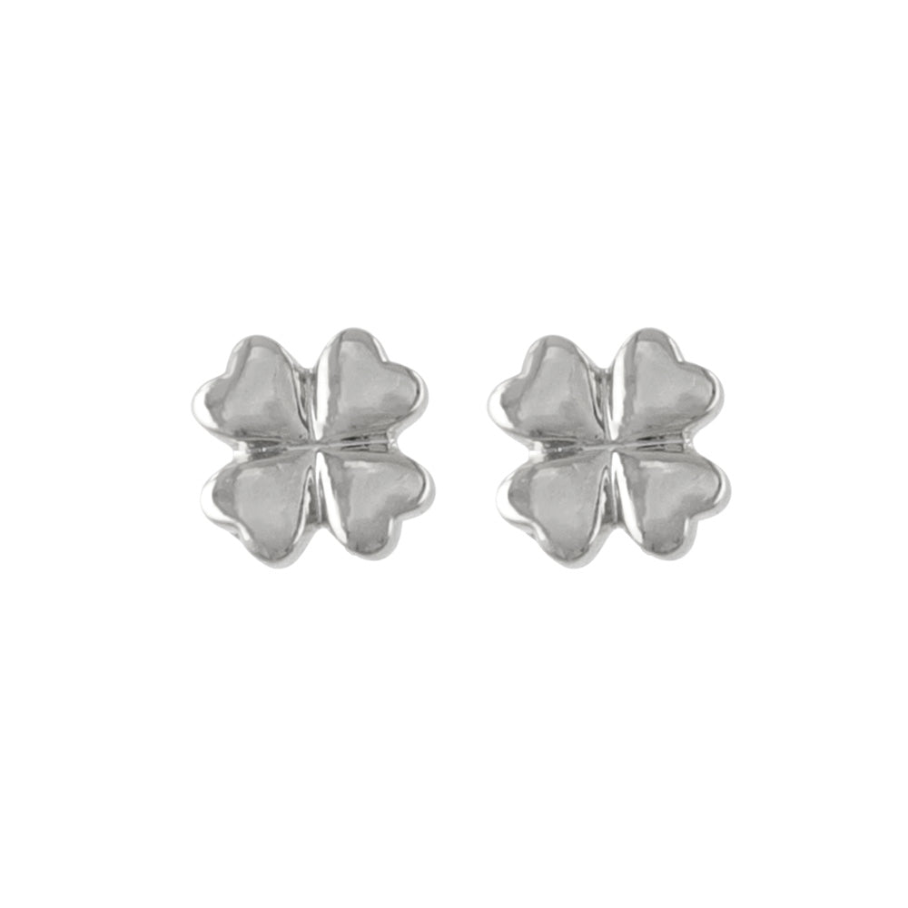 ピアス tiny. ニッケルフリー メタル クローバー 極小 スタッドピアス