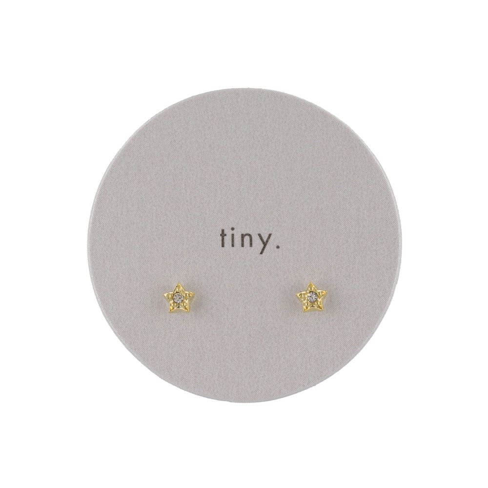 ピアス tiny. ニッケルフリー メタル 星 ストーン 極小 スタッドピアス