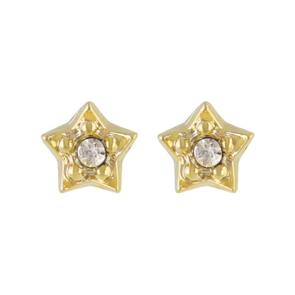 ピアス tiny. ニッケルフリー メタル 星 ストーン 極小 スタッドピアス