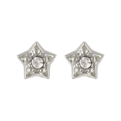 ピアス tiny. ニッケルフリー メタル 星 ストーン 極小 スタッドピアス